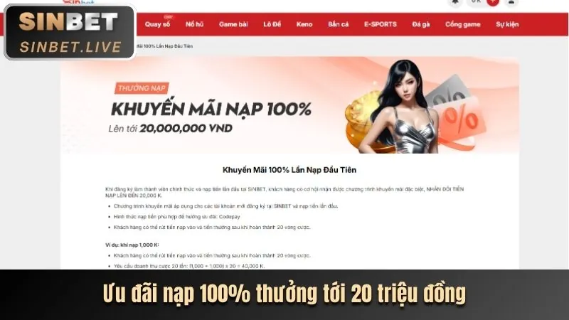Quà tặng và tiền thưởng khuyến mãi tại 268bet nhà cái